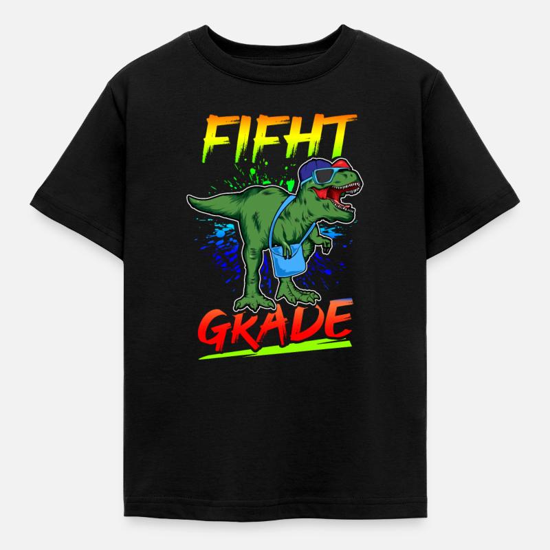 Fifth Grade 5. Klasse Team Schule Weiterführende S - Kinder T-Shirt - Schwarz