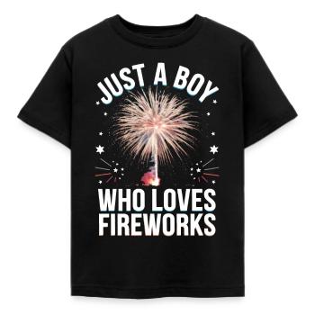 Pyrotechniker Feuerwerk Pyrotechnik - Kinder T-Shirt - Schwarz - Vorne - AI Model Kid Female (0cm)