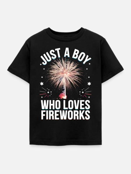 Pyrotechniker Feuerwerk Pyrotechnik - Kinder T-Shirt - Schwarz