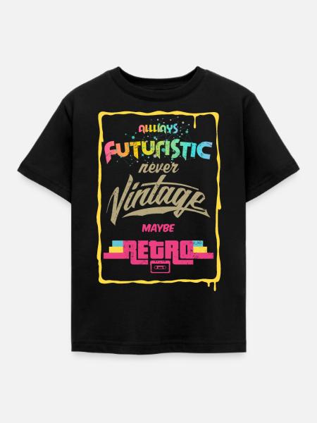 ALWAYS FUTURISTIC - Kinder T-Shirt - Schwarz