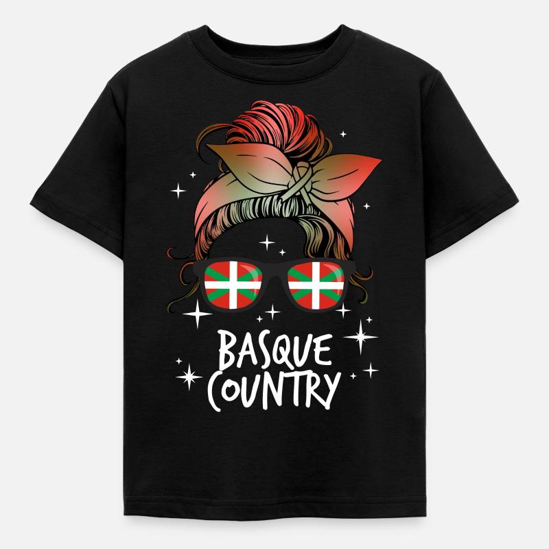 Pays Basque - T-shirt Enfant - noir
