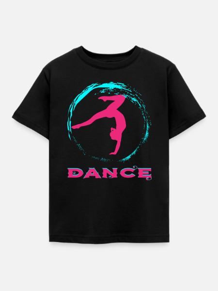 Dance - Kinder T-Shirt - Schwarz