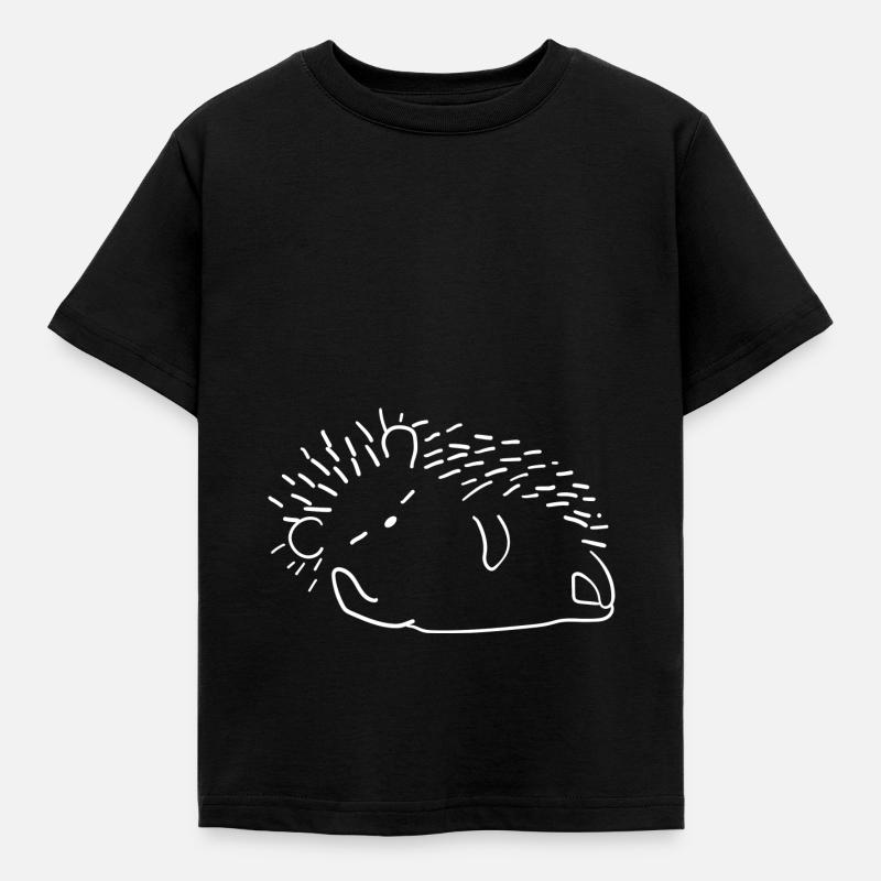 Hérisson - T-shirt Enfant - noir