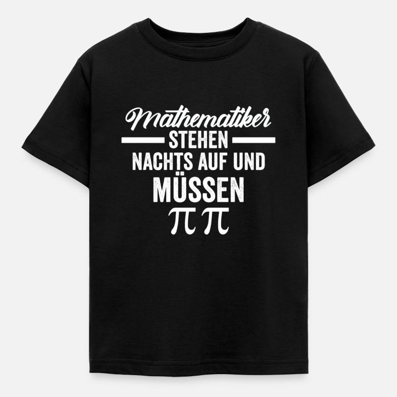 Mathematik Mathematiker - Kinder T-Shirt - Schwarz