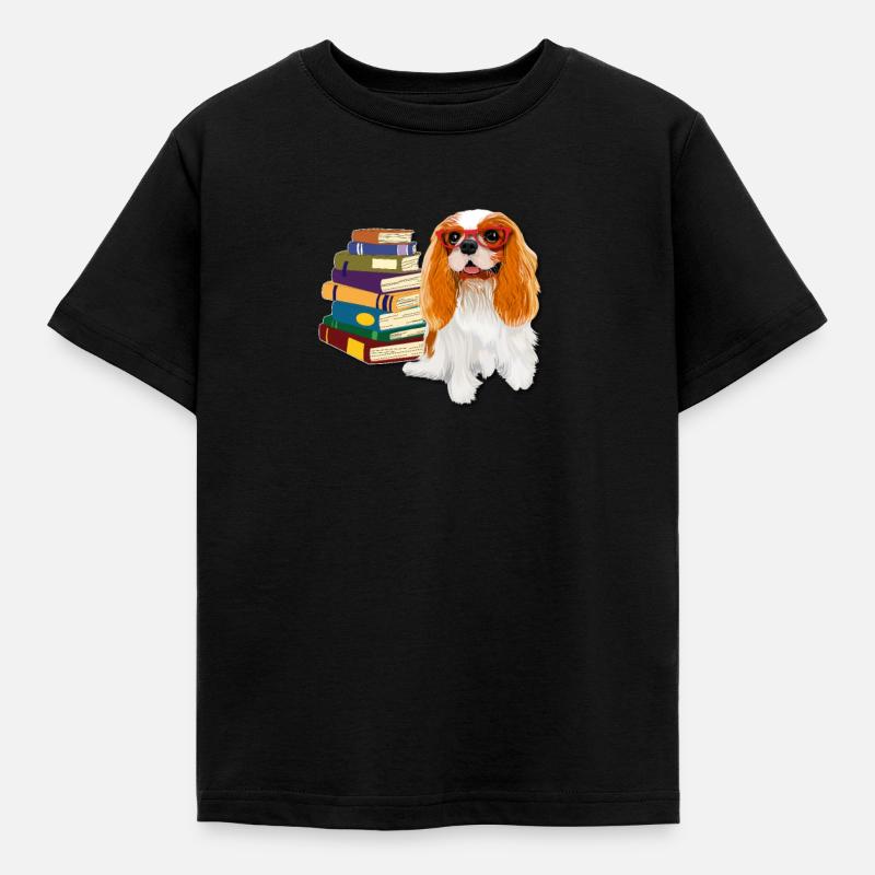 Cavalier King Charles Spaniel - Maglietta per bambini - nero