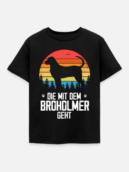 Broholmer - Kinder T-Shirt - Schwarz