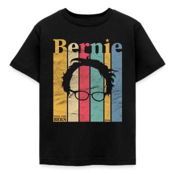 Bernie 2020 Bernie Sanders Supporters - Kids' T-Shirt - black - Front - AI Model Kid Female (0cm)