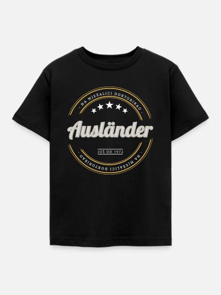 Na Baušteli od 1972 - Kinder T-Shirt - Schwarz