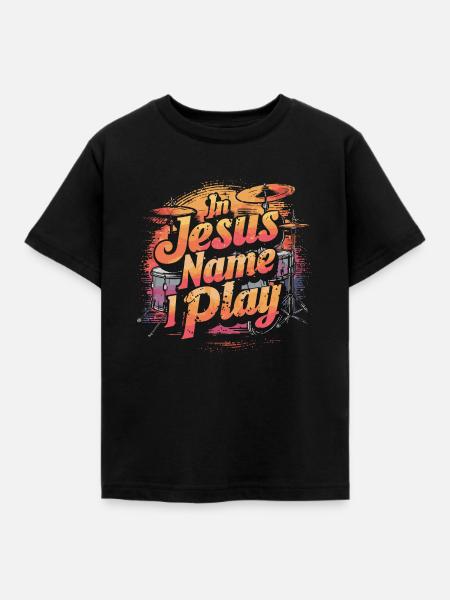 Dynamik im Lobpreis - Kinder T-Shirt - Schwarz