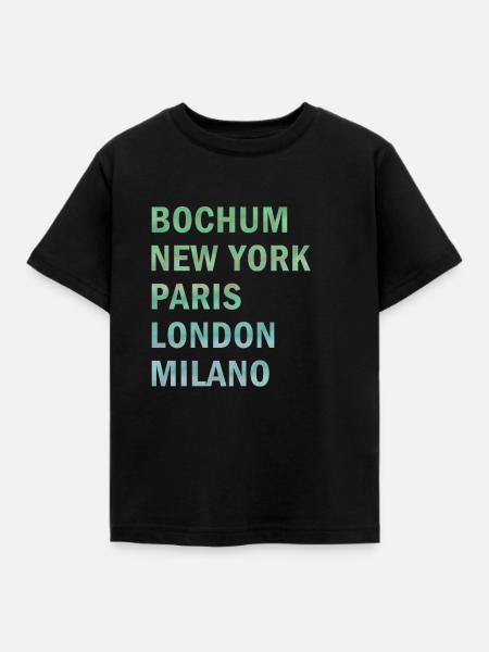 Metropole Bochum - Kinder T-Shirt - Schwarz