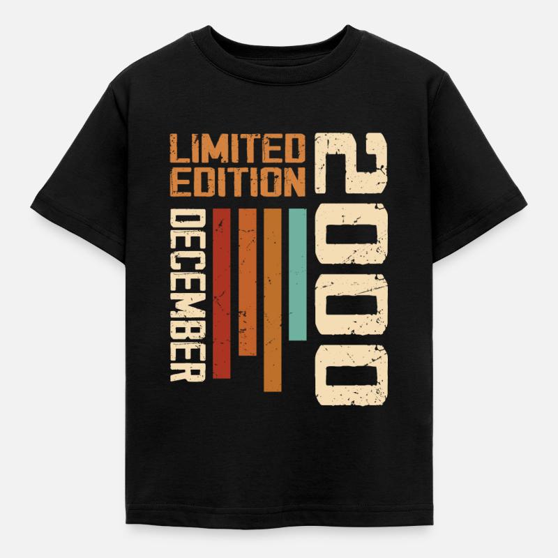 Dezember 2000 - 2000 Dezember - Kinder T-Shirt - Schwarz