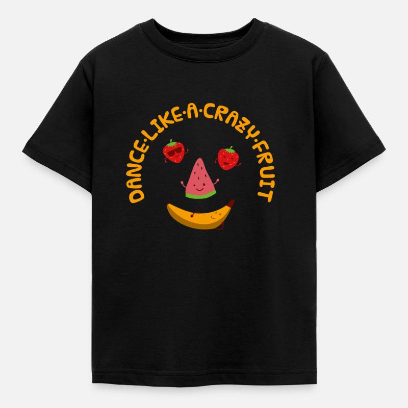 Like A Crazy Fruit - Kids' T-Shirt - black