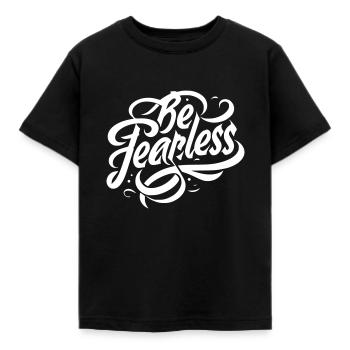 N’ayez peur de rien12 - T-shirt Enfant - noir - Devant - AI Model Kid Female (0cm)