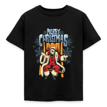 Cadeaux de Noël Noël - T-shirt Enfant - noir - Devant - AI Model Kid Female (0cm)
