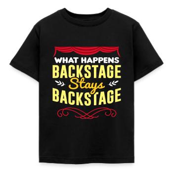 Theatre - Kids' T-Shirt - black - Front - AI Model Kid Female (0cm)