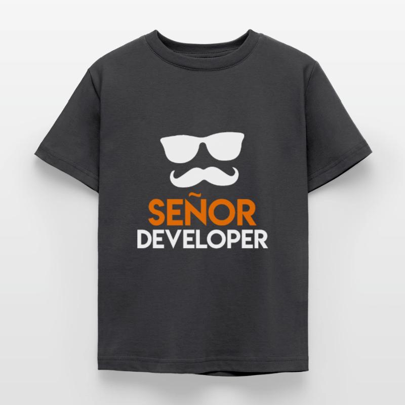Senor Developer Programmer Developer Nerd Kids' T-Shirt