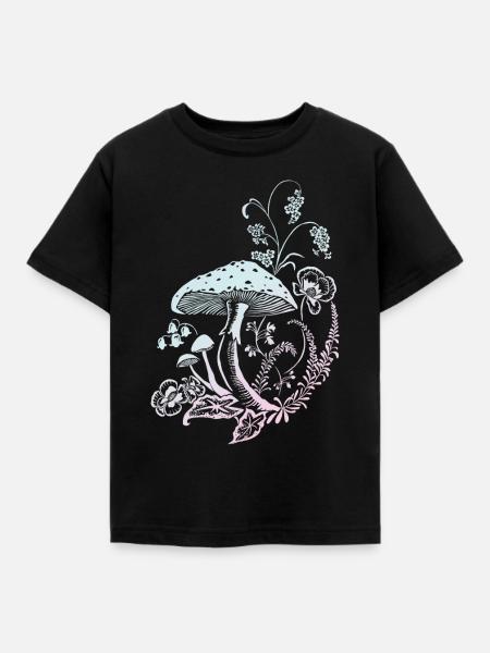 Für Fliegenpilz Fans - Kinder T-Shirt - Schwarz