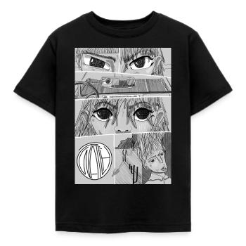 Die Ruhe vor dem Sturm - Kinder T-Shirt - Schwarz - Vorne - AI Model Kid Female (0cm)