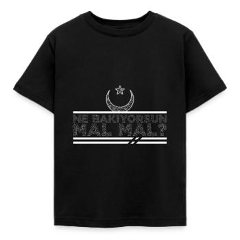 Tuerkiye Tuerkei - Kinder T-Shirt - Schwarz - Vorne - AI Model Kid Female (0cm)