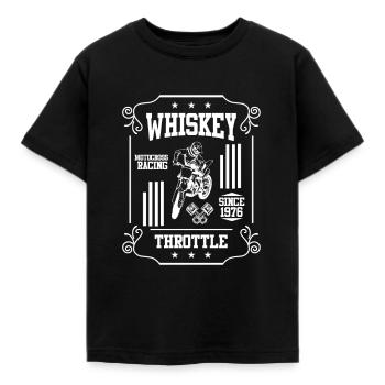 MOTOCROSS motorsport motocross - Kids' T-Shirt - black - Front - AI Model Kid Female (0cm)
