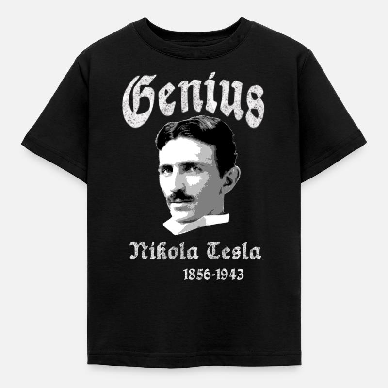 Nikola Tesla - T-shirt Enfant - noir