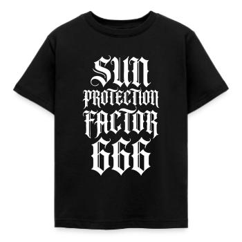 Gothic Provocation Spell - Kids' T-Shirt - black - Front - AI Model Kid Female (0cm)