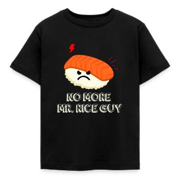 Riz Sushi Mister Nice guy - T-shirt Enfant - noir - Devant - AI Model Kid Female (0cm)