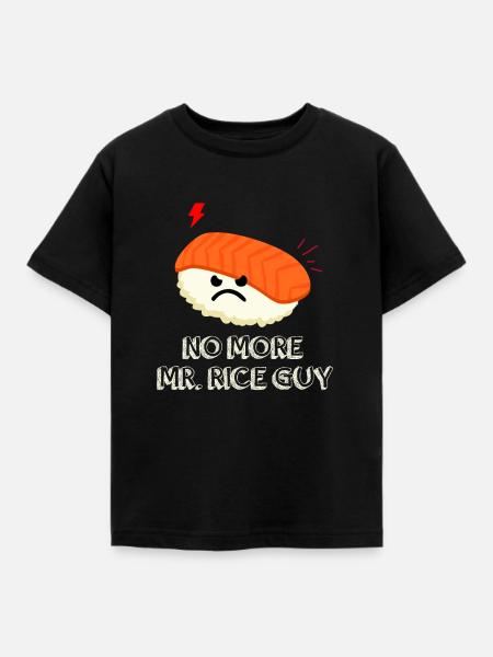 Sushi rice Mister Nice guy - Kids' T-Shirt - black
