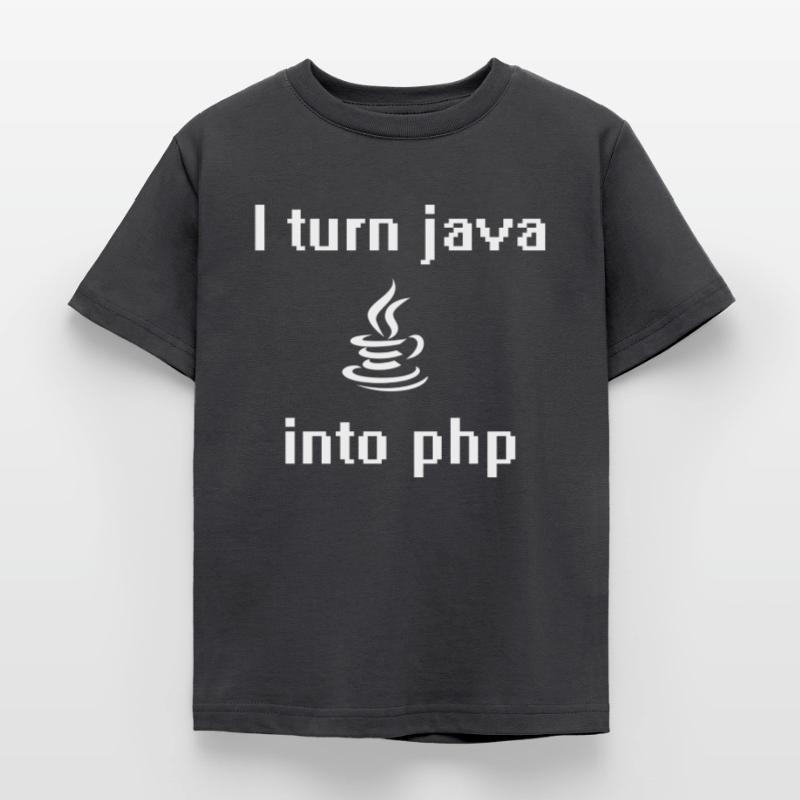 I turn java into php Kids' T-Shirt