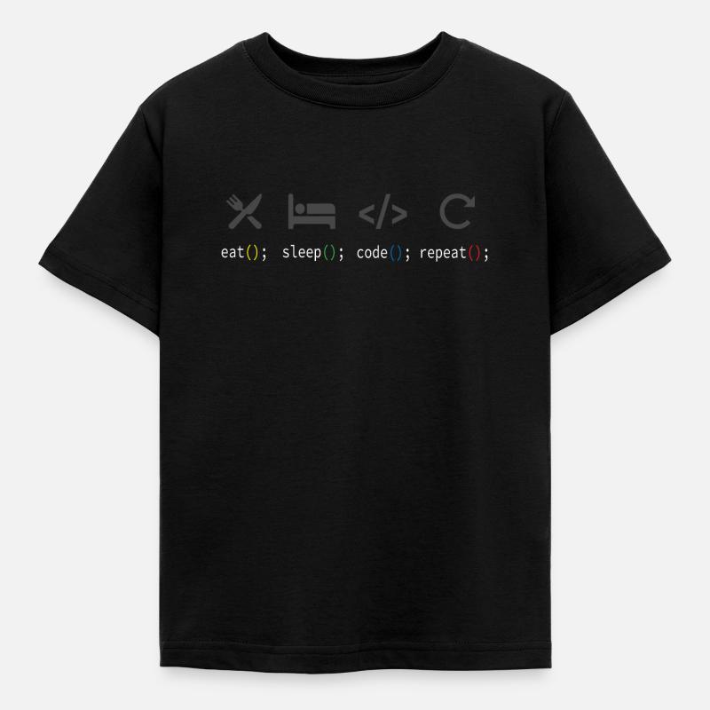 Coding - Kids' T-Shirt - black