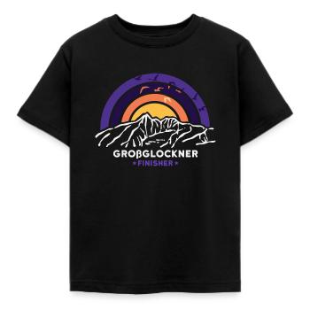 Großglockner Kärnten Hohe Tauern Finisher Souvenir - Kinder T-Shirt - Schwarz - Vorne - AI Model Kid Female (0cm)