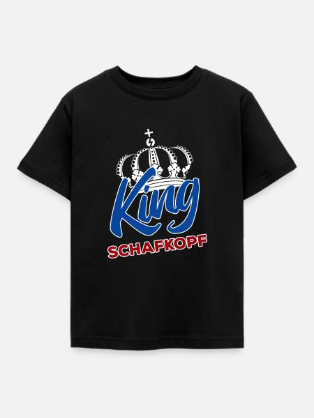King Schafkopf Watten Kartenspiel Verein - Kinder T-Shirt - Schwarz