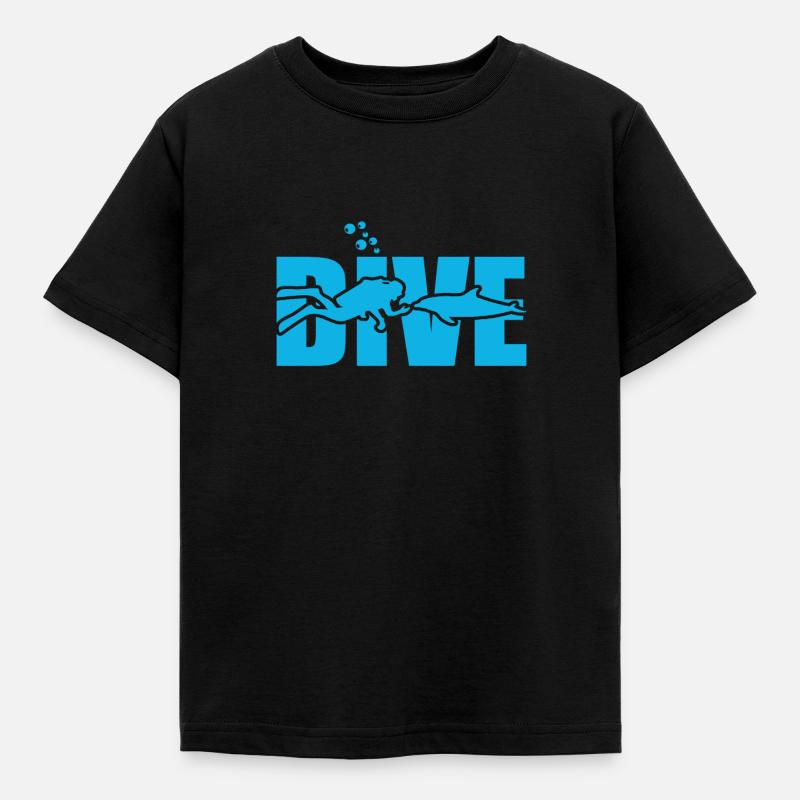 Plongée Plongée - T-shirt Enfant - noir