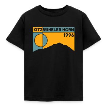 Kitzbüheler Horn Hike Kitzbühel Hiking Tyrol - Kids' T-Shirt - black - Front - AI Model Kid Female (0cm)