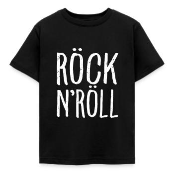 Rock'n'Roll fun rock'n'roll gift - Kids' T-Shirt - black - Front - AI Model Kid Female (0cm)