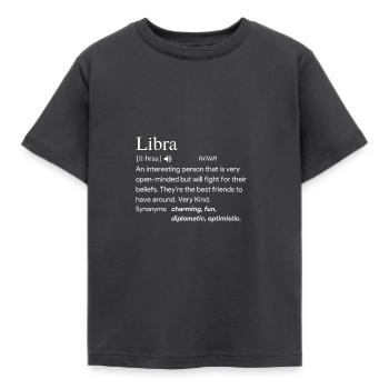 Définition balance - T-shirt Enfant - charbon - Devant - AI Model Kid Female (0cm)