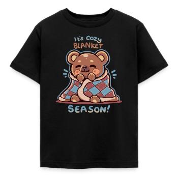 Gemütliche Deckensaison - Kinder T-Shirt - Schwarz - Vorne - AI Model Kid Female (0cm)