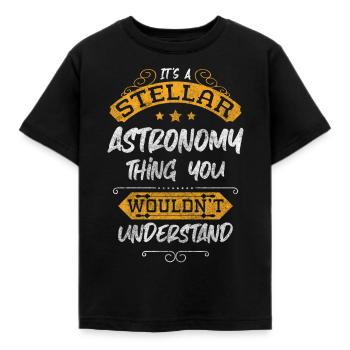 Weltraum Planeten Kosmonaut Kosmos - Kinder T-Shirt - Schwarz - Vorne - AI Model Kid Female (0cm)