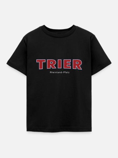 Trier - Kinder T-Shirt - Schwarz