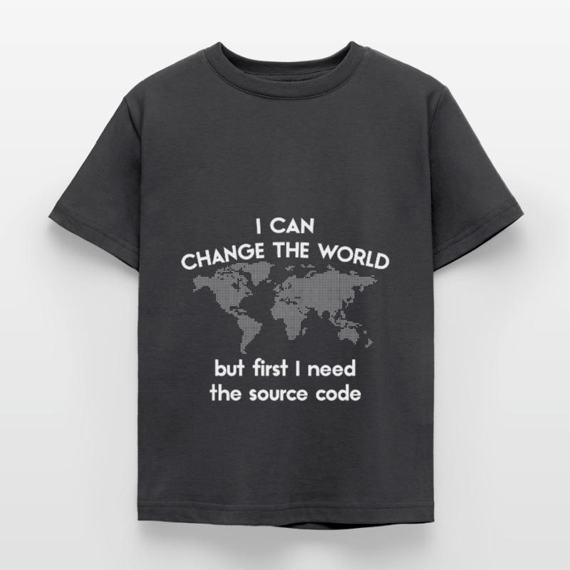 funny speech coding source code programmer Kids' T-Shirt