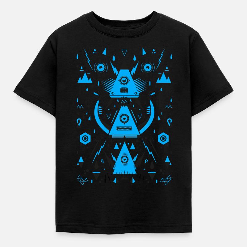 Abstract Triangle Transformation - T-shirt Enfant - noir