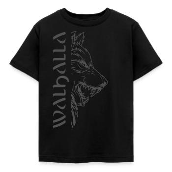 Valhalla Viking Vikings Bjoern Eisenseite - Kinder T-Shirt - Schwarz - Vorne - AI Model Kid Female (0cm)