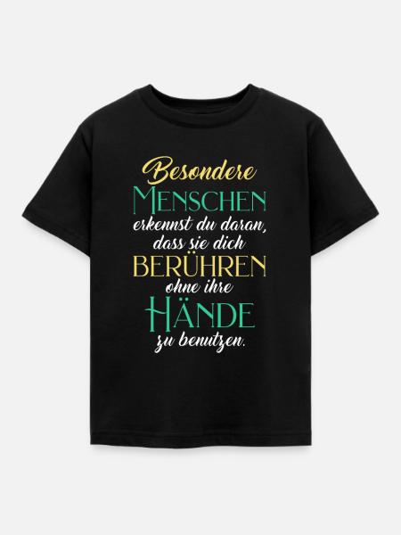 Besondere Menschen - Kinder T-Shirt - Schwarz