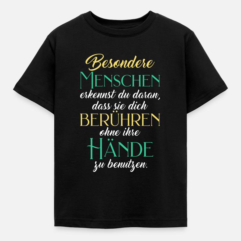 Besondere Menschen - Kinder T-Shirt - Schwarz