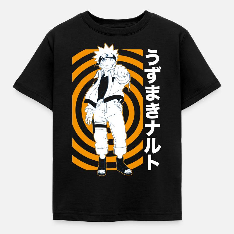 Naruto Cool Design Avec Naruto - T-shirt Enfant - noir
