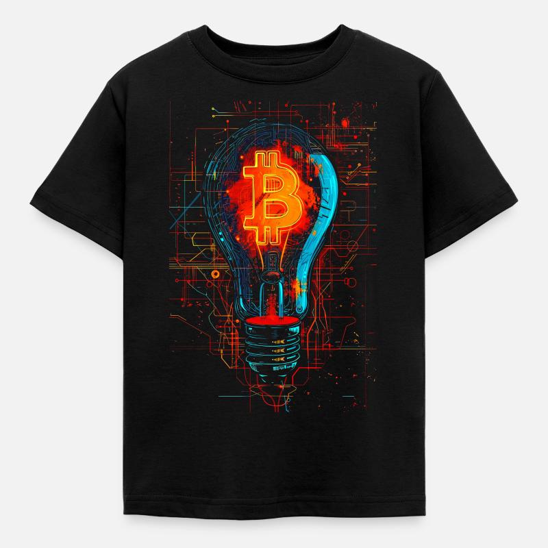 BTC Bulblight - Kids' T-Shirt - black