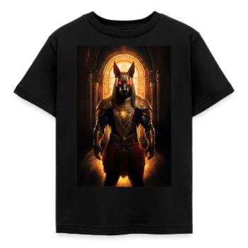 Wächter der Unterwelt - Kinder T-Shirt - Schwarz - Vorne - AI Model Kid Female (0cm)