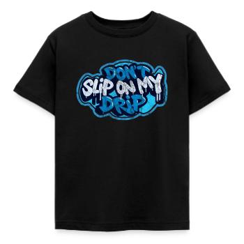 Don't slip on my style Sneaker Head - Kids' T-Shirt - black - Front - AI Model Kid Female (0cm)