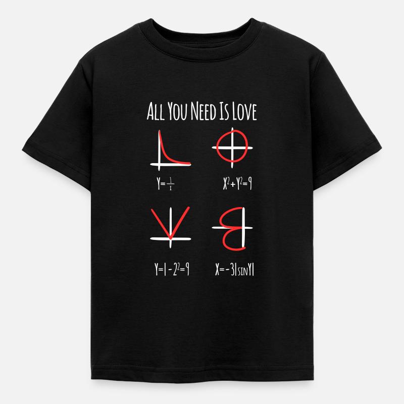 Math nerd teacher - Kids' T-Shirt - black