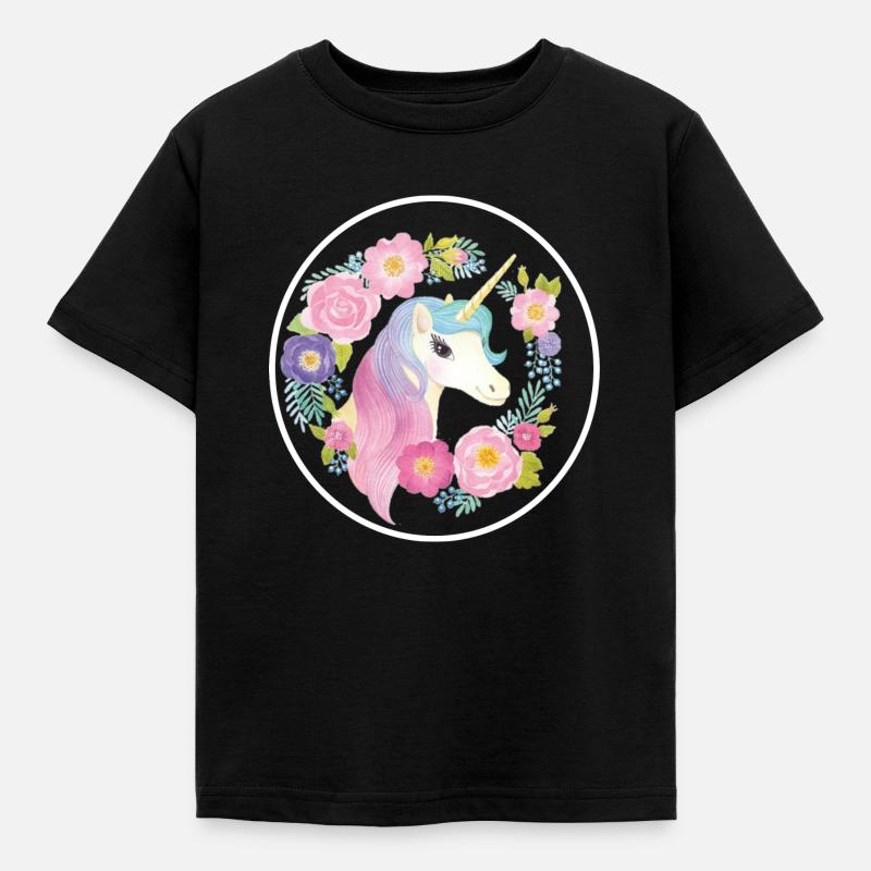Licorne - T-shirt Enfant - noir